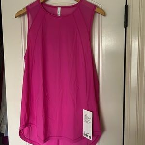 Lululemon NWT size 10 Sculpt Tank Hot Pink